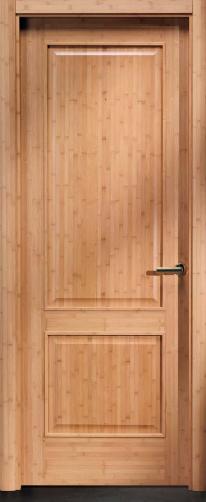 Puerta bambu ciega